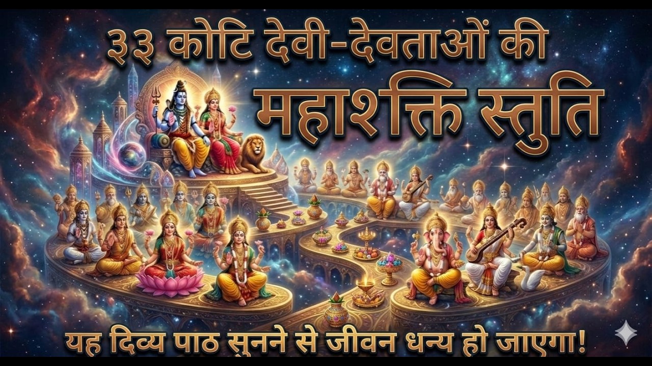 Har roj sune saab kaam achha hoga - 33 कोटि देवी-देवताओं की स्तुति - Most Powerful All Gods Stuti