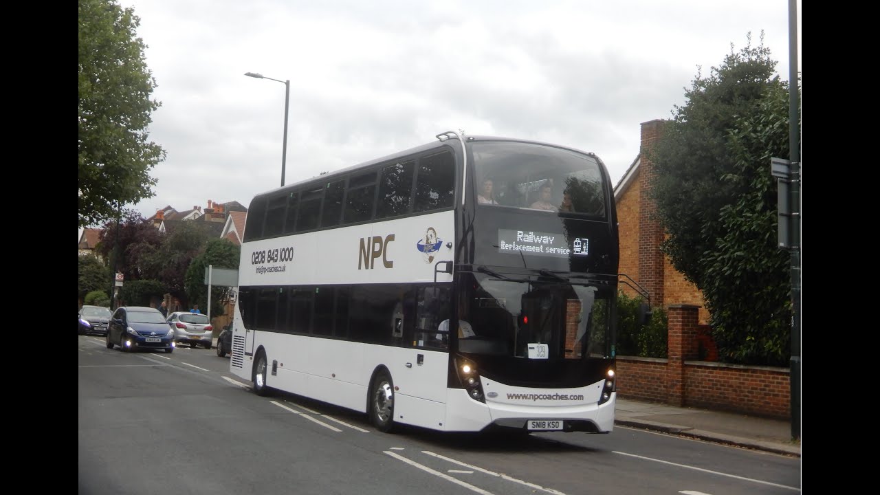 ZF Beast! NPC Coaches ADL Enviro400MMC SN18KSO on SWR Rail Replacement - The London Experience Ep 12