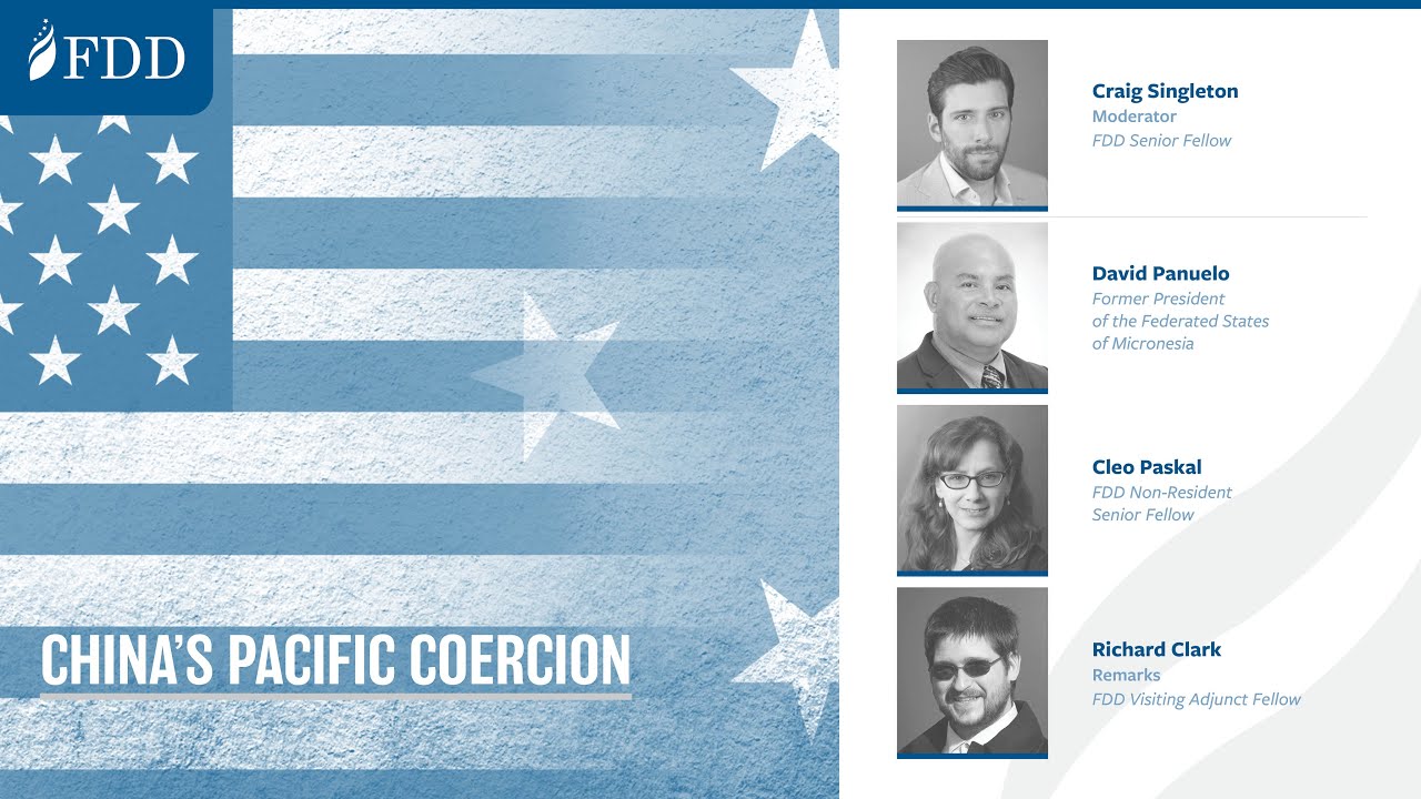 EVENT | China's Pacific Coercion: A Conversation with Former President of Micronesia David Panuelo