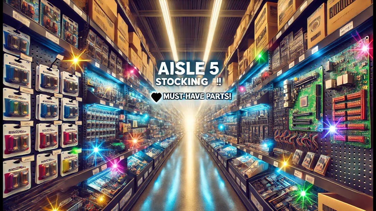 RARE Components Found at Aisle 5! Stocking Up! | Ashraf Explains