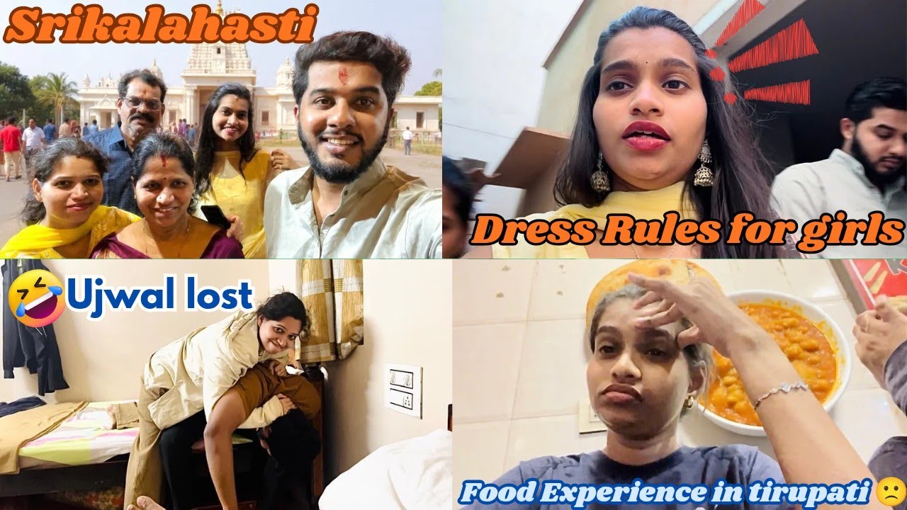 Our First day in Tirupati 😍|| Srikalahasti Temple 🙏🏻|| Food,Stay,transport experience 😃|| Tulu Vlog