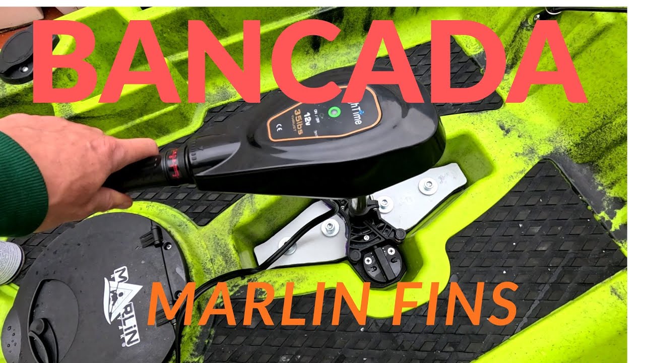 Bancada artesanal para motor fuera borda en pedalera de aletas en Marlin Fins