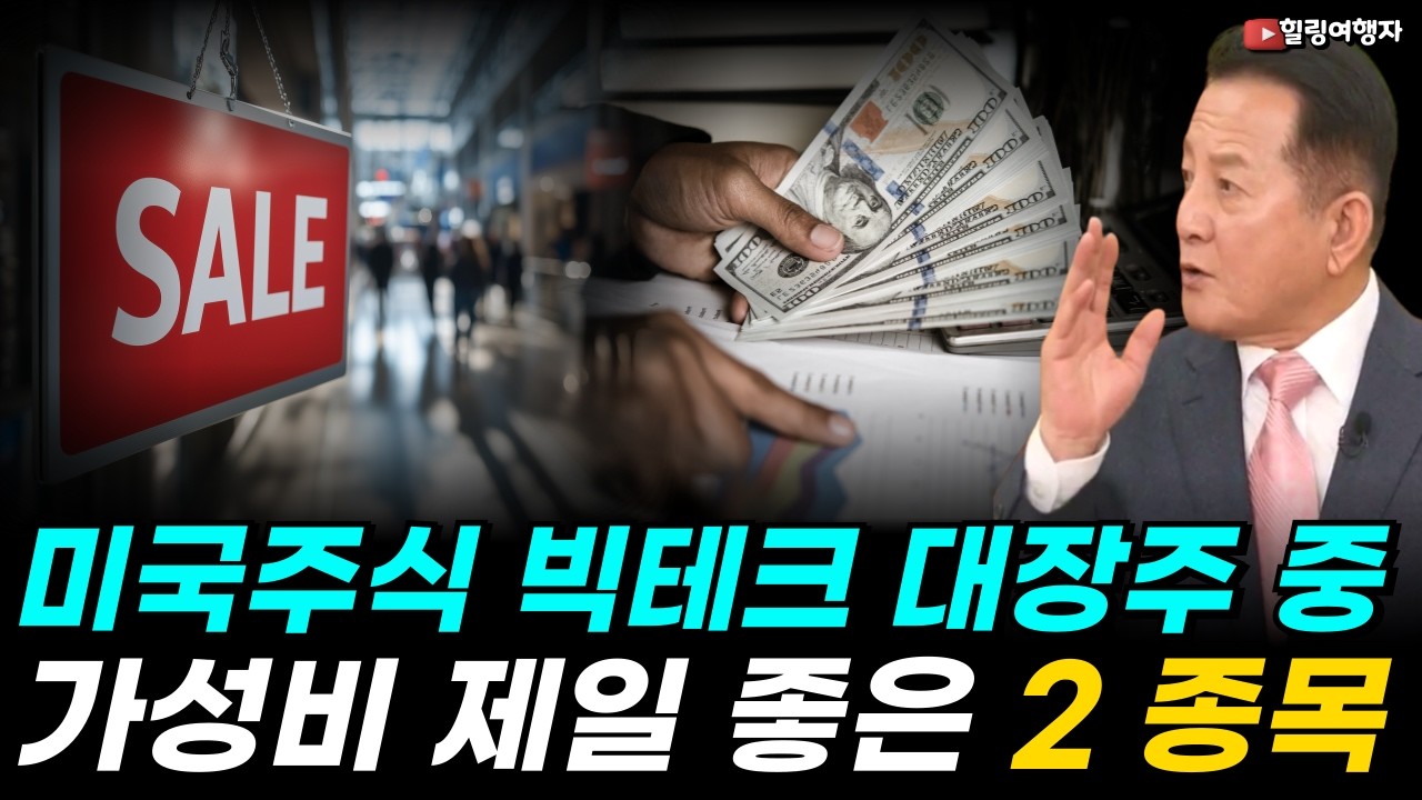 AI의 '수도관'을 쥔 기업, 지금 미국주식 대장주 중에 가성비 제일 좋은 2 종목, 마지막 세일중인 빅테크 2 종목은?