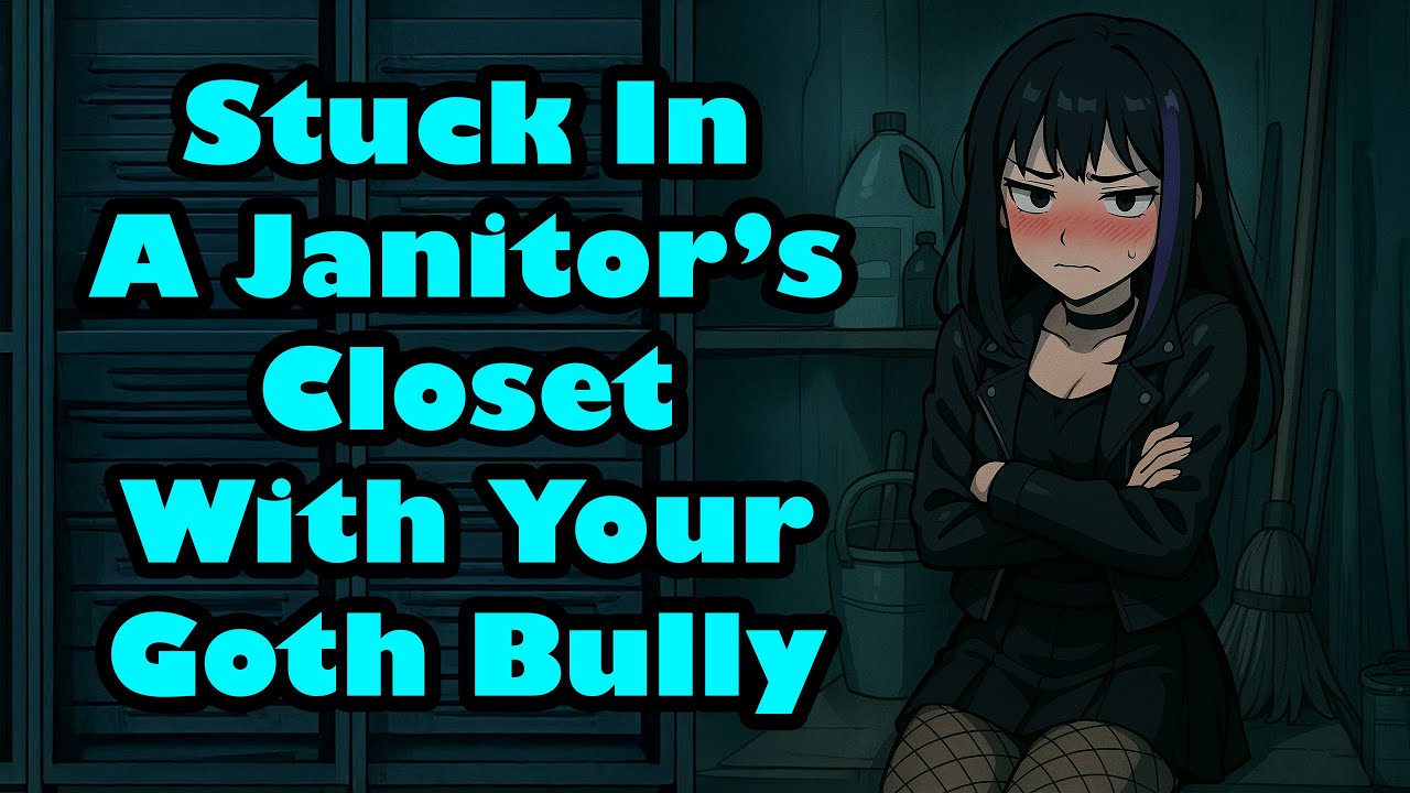Stuck In A Janitor's Closet With Your Goth Bully [F4M] [ASMR]