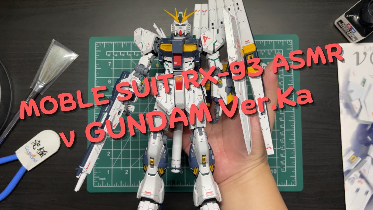 Build MG 1/100 Nu Gundam Ver.Ka Bandai (ASMR)