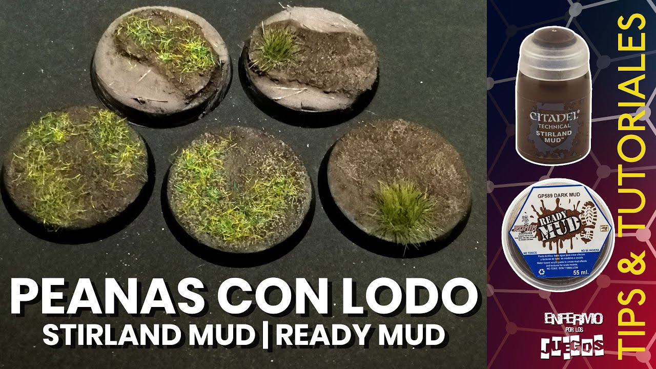 Stirland Mud - Ready Mud: Peanas lodosas para miniaturas