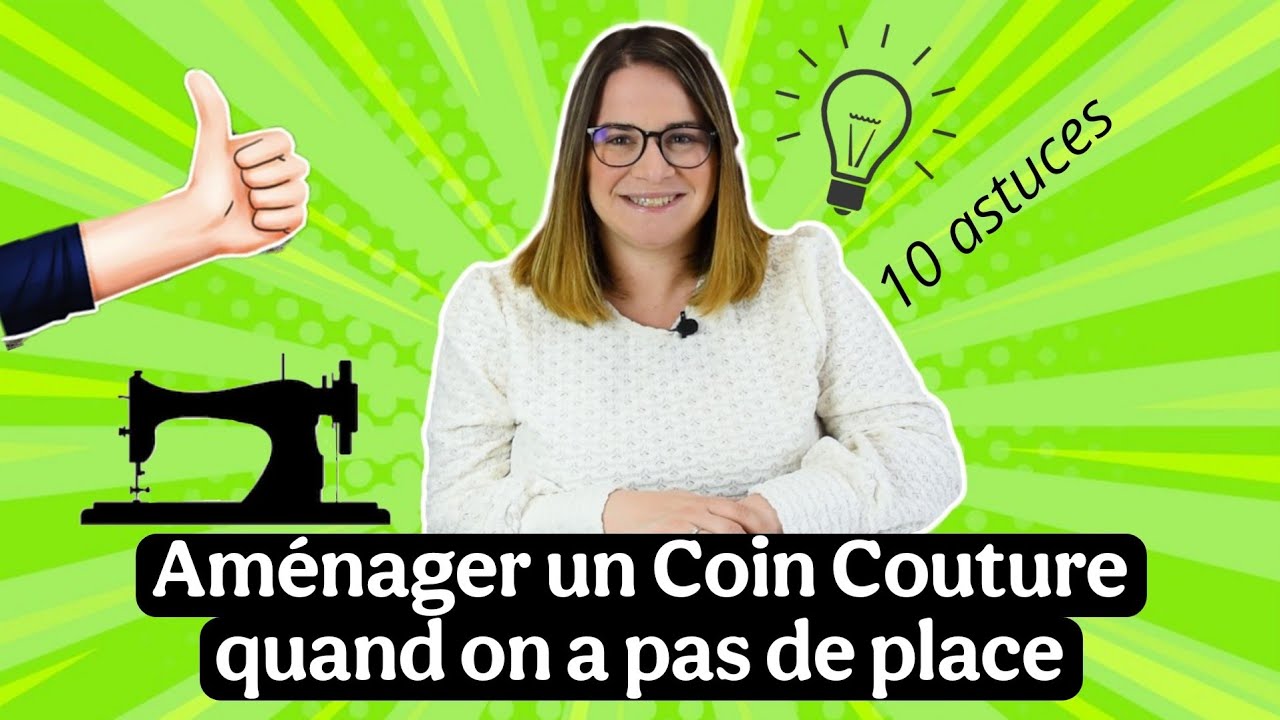 10 Astuces pour Aménager un PETIT Coin COUTURE / Bureau DIY / Atelier créatif / By PopO