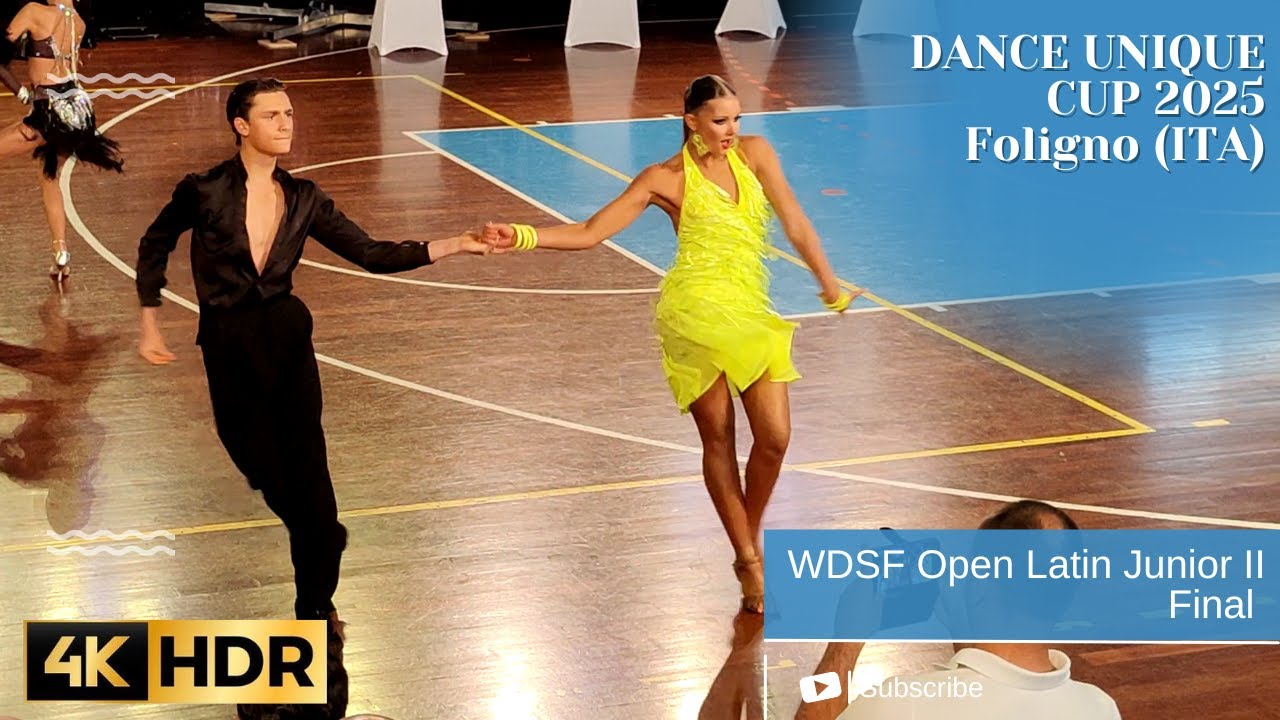 🏆 Massimo & Varvara (ITA) WIN WDSF Junior II Latin Final | Dance Unique Cup Highlights