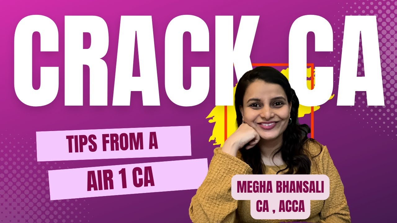 Get Ready For CA Exams, Tips from an AIR 1 | CA India | CA inter | CA exams