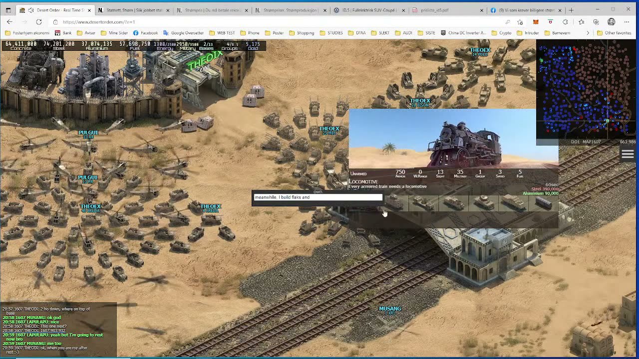 Desert Order - capturing trainbase