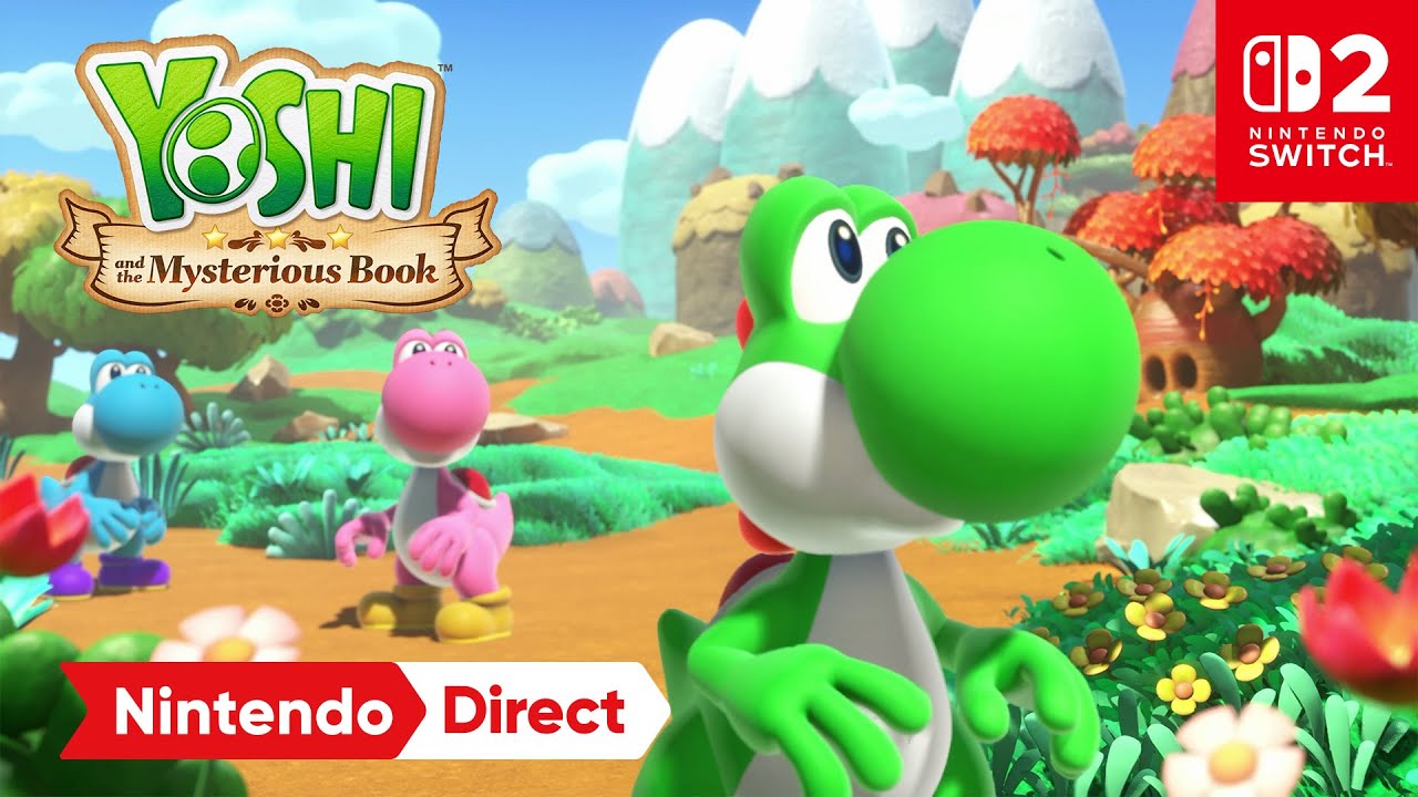 Yoshi and the Mysterious Book launches spring 2026 (Nintendo Switch 2)