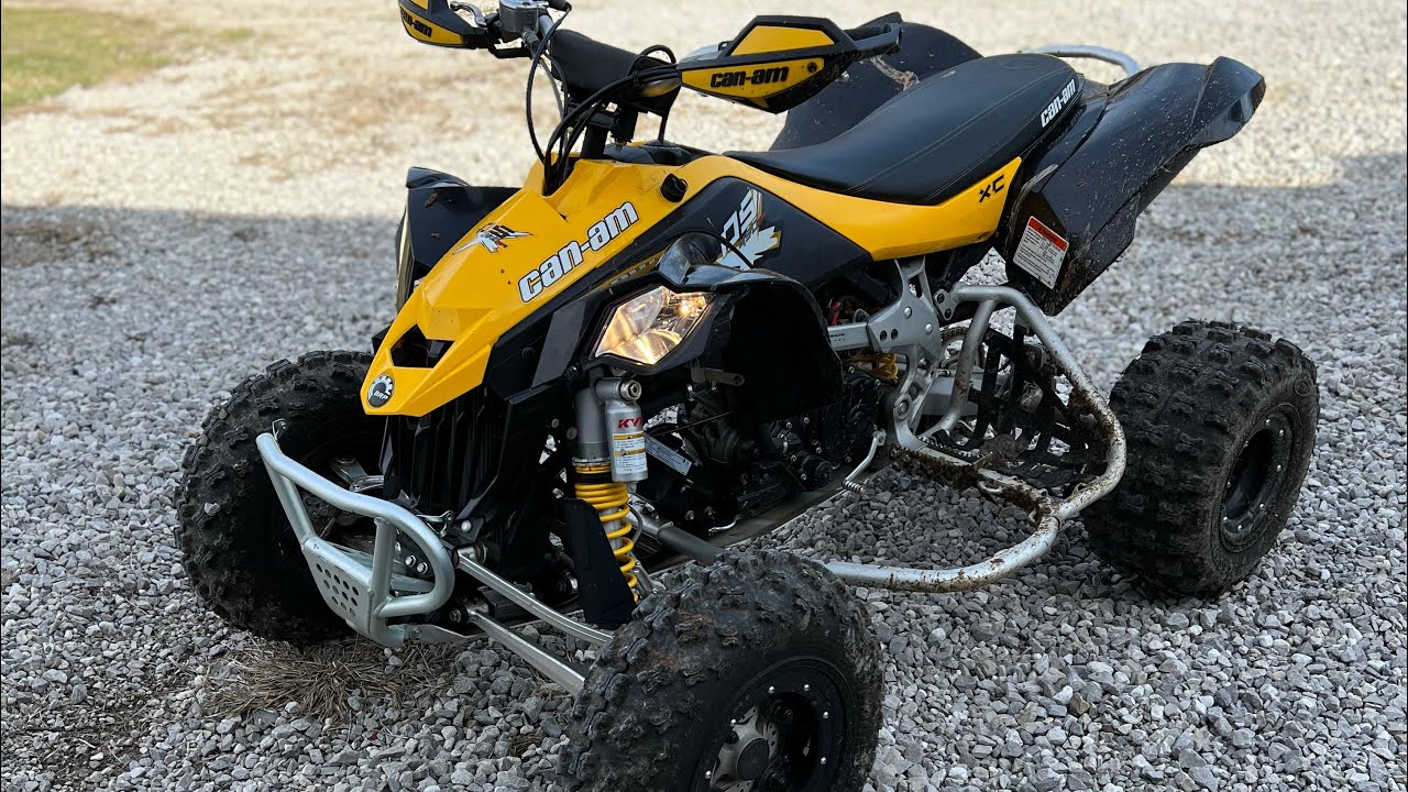 2015 Can-Am DS450X XC walk around and ride