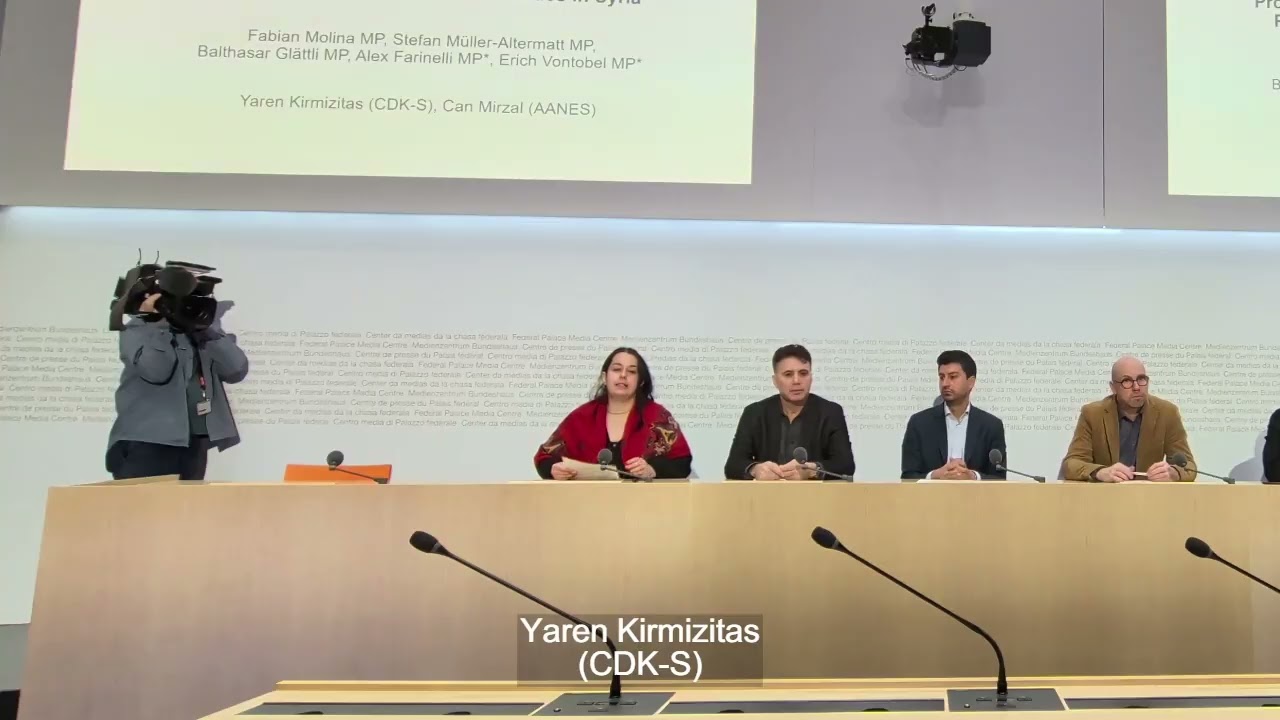 Die Schweiz muss die Minderheiten in Syrien schützen. Pressekonferenz 26.1.2026