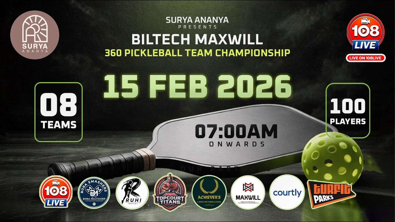 HIGHLIGHTS || MEGA FINAL || 108 LIVE VS ACHIEVER'S || BILTECH MAXWILL 360 PICKLEBALL CHAMPIONSHIP