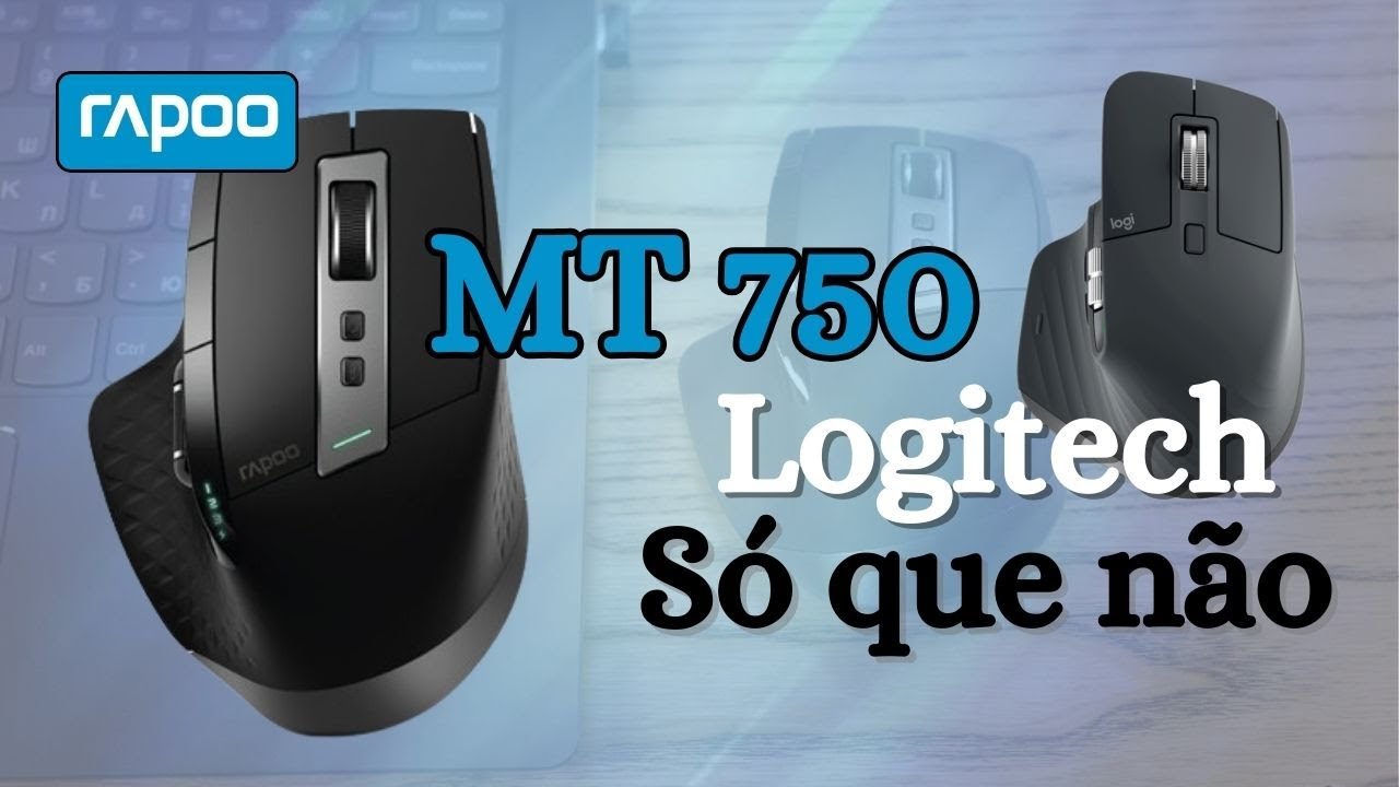 Rapoo MT750 - Um logitech barato? #rapoo #logitechg #mouse