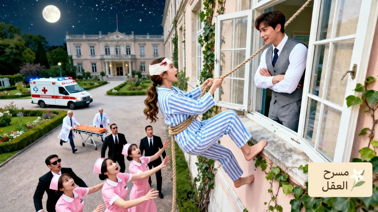 💕الفتاة المسكينة تظاهرت بالمرض وهربت من نافذة الزفاف، لكن CEO أمسك بها وقال: 