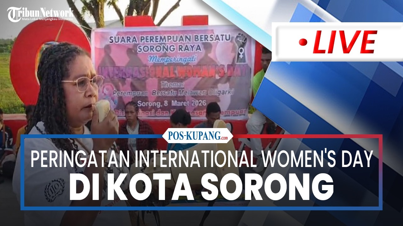 🔴Aktivis Perempuan Gelar Peringatan International Women's Day di Taman Sorong City