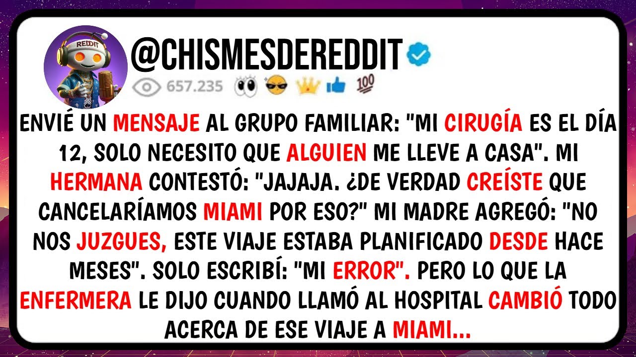 ENVIÉ un Mensaje Al Grupo FAMILIAR: 