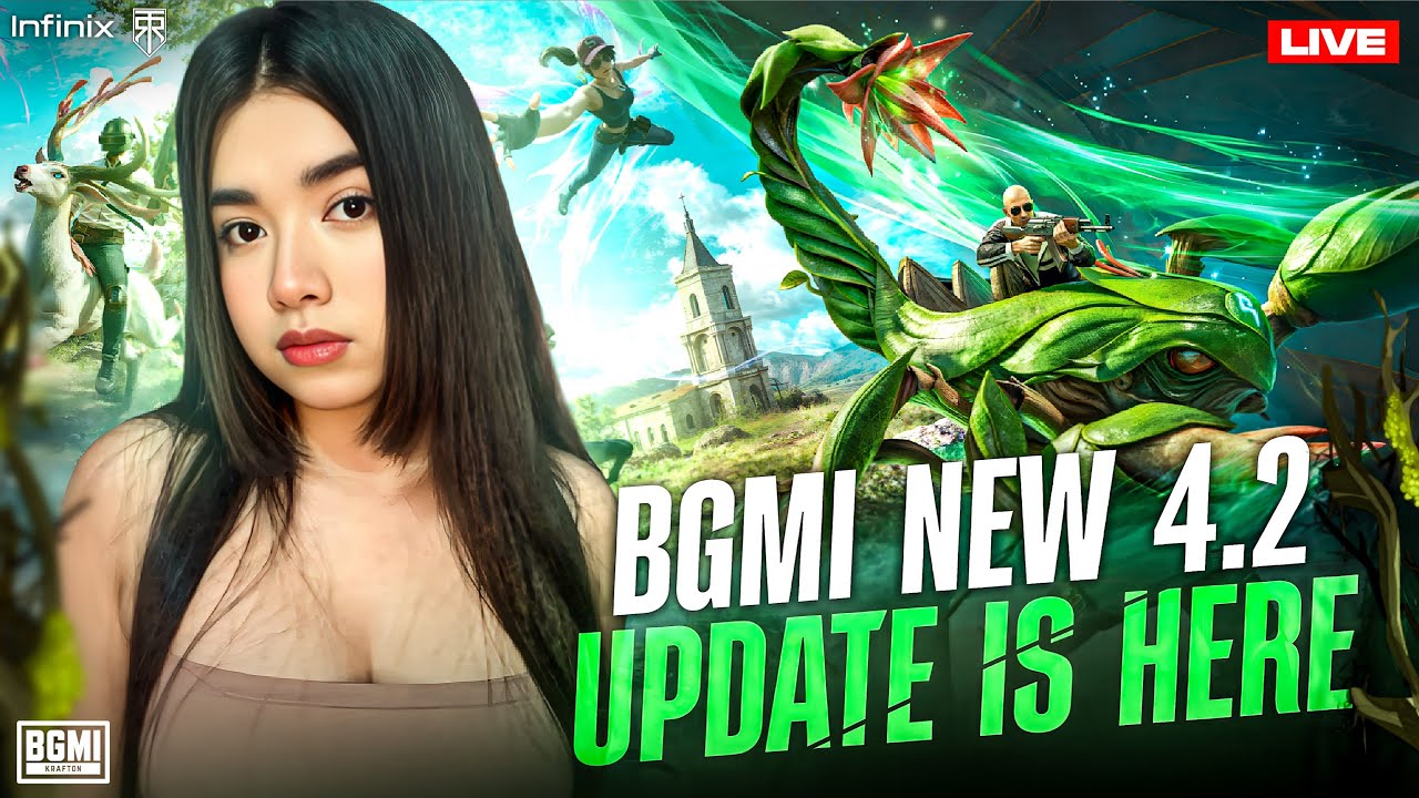 BGMI 4.2 UPDATE LIVE w TEAMCODES!! #bgmi #girlgamer #shorts #live