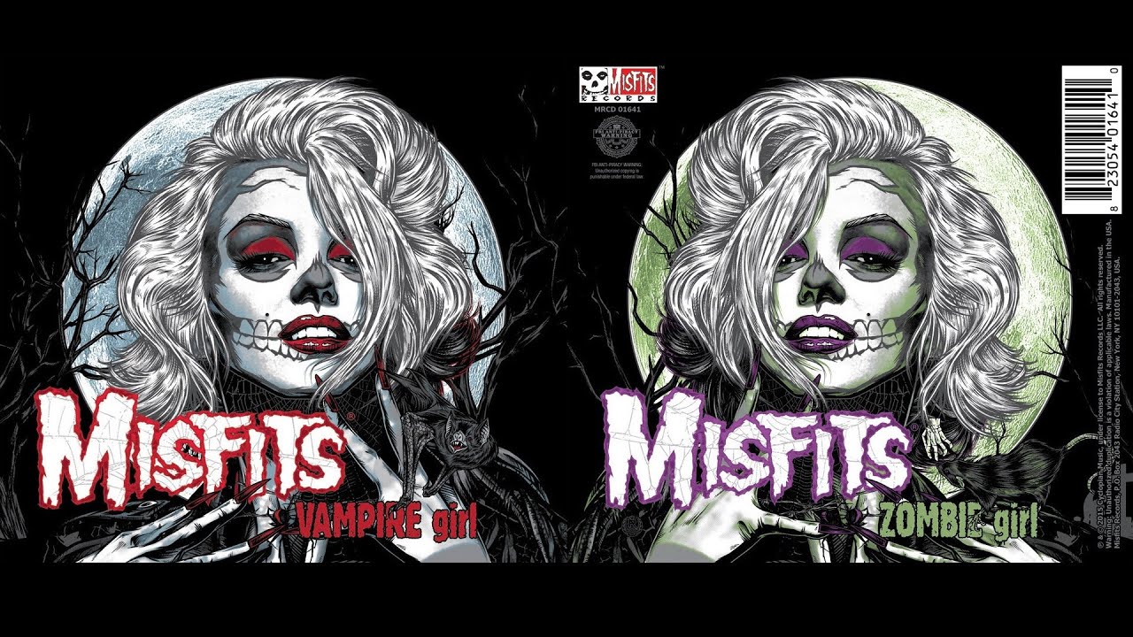 The Misfits - Vampire Girl / Zombie Girl (CD Single) (2015)
