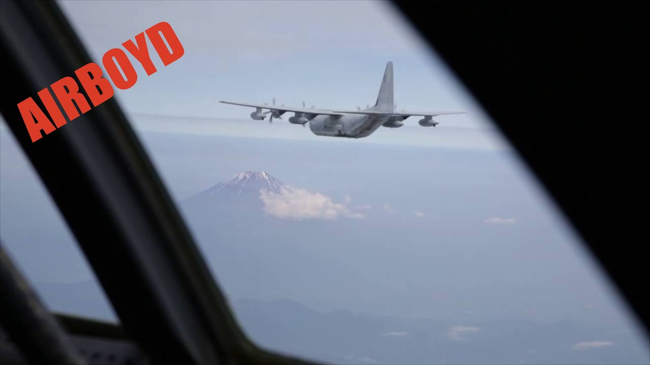 Marine KC-130J Flight From Japan to Alaksa