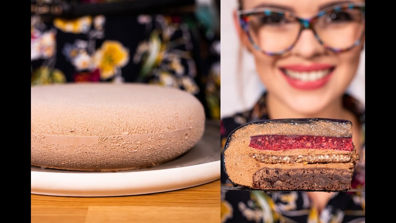 Czekoladowe CIASTO MUSOWE pod lustrzaną polewę/mirror glaze CZ.1