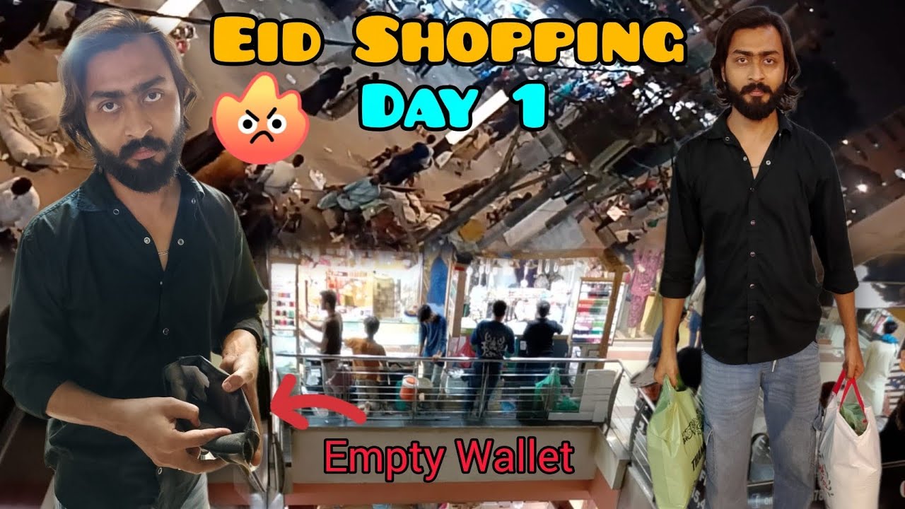 Eid Shopping Day 1 With Boys In Hyderi Market 