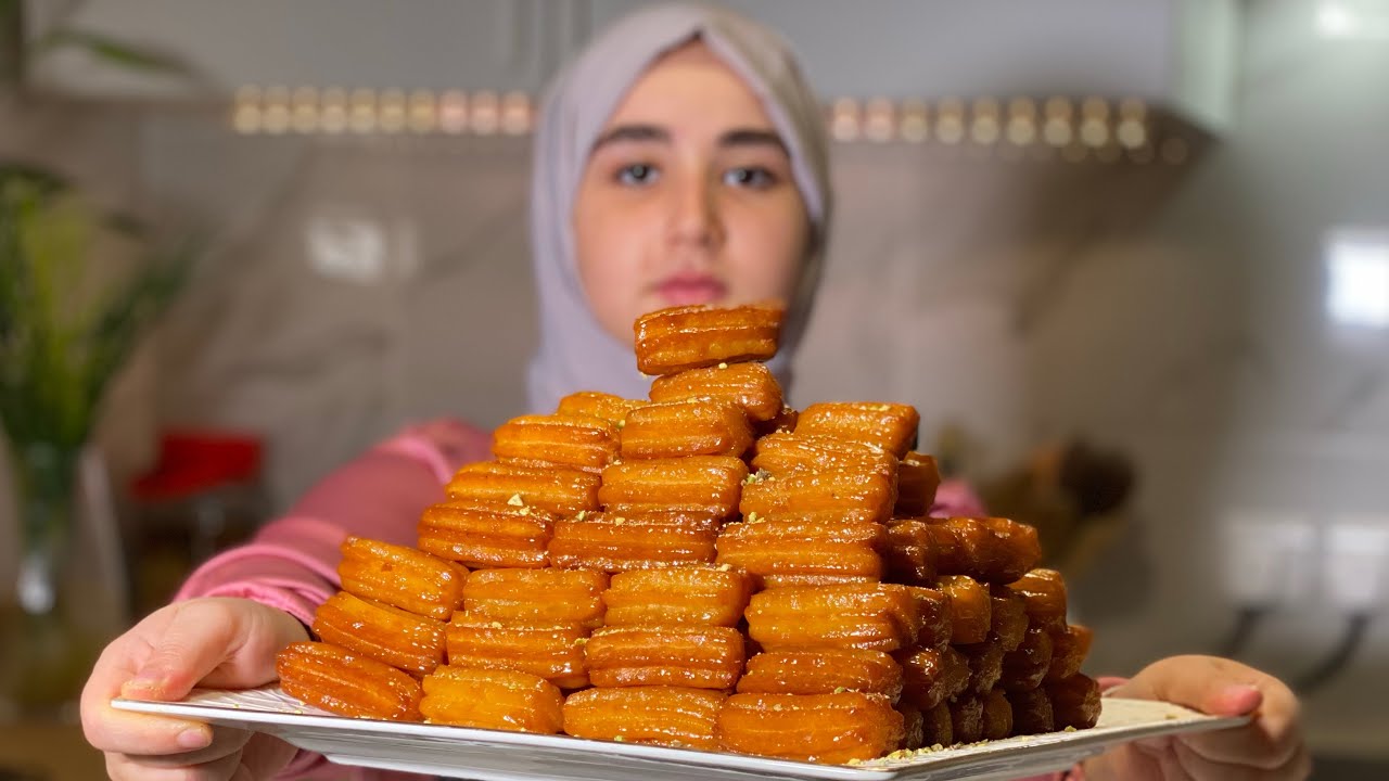 بلح الشام او ( الطرمبه ) وسر القرمشة حتعتمدوا الوصفه👌 ( داطلي عراقي )