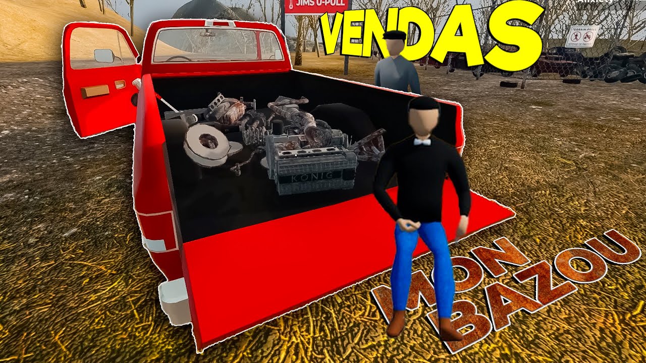 MON BAZOU - VENDI AS PE&Ccedil;AS USADAS DA BMW NO FERRO VELHO E COMPREI UM REBOQUE #55