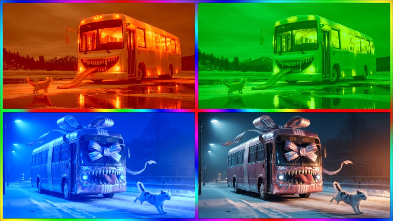 🚌MEGA SCHOOL BUS EATER🎶CoffinDance Song #64