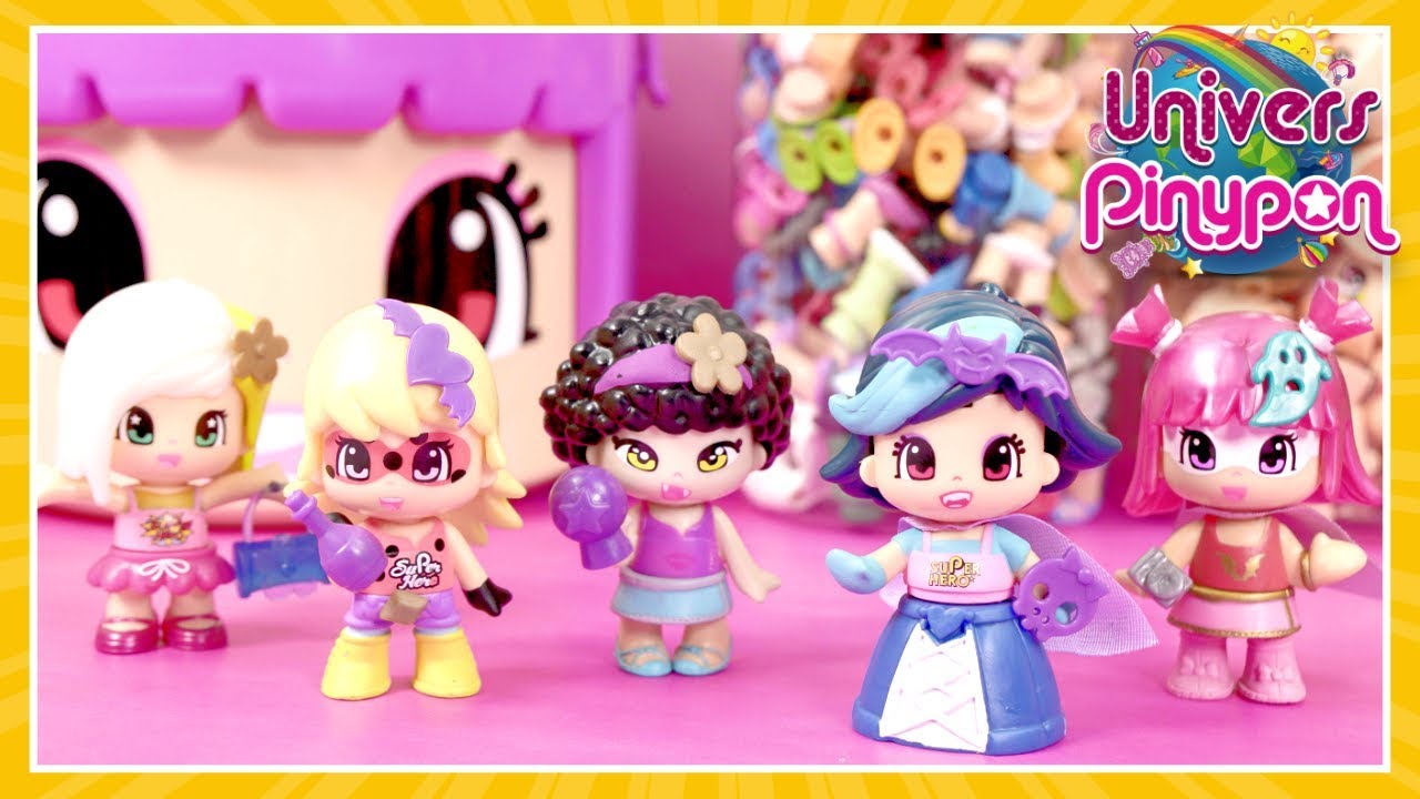 Pinypon Mix is Max avec les princesses, vampires et super-héroïnes ! Place aux vamprincesses !