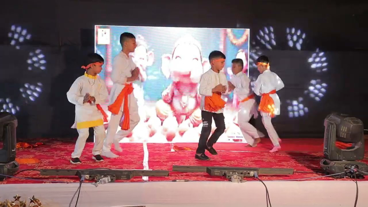 Diamond English School, Annual day, ganpati song 