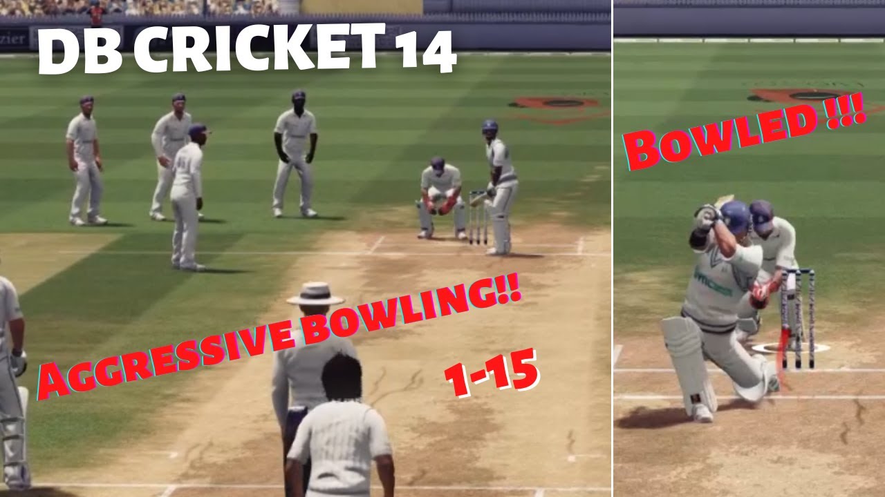 Don Bradman Cricket 14 - Career Mode - Aggressive bowling , WIN - Part 5