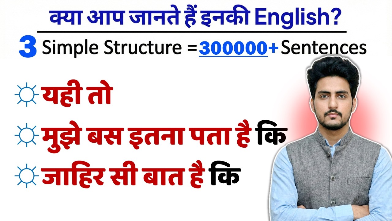 🔥 English Without Grammar | 3 Powerful Daily Use English Patterns