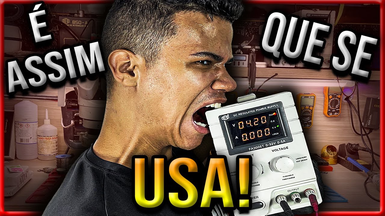 Como Usar Fonte de Bancada no Conserto de Celular! (Sem Segredos!)