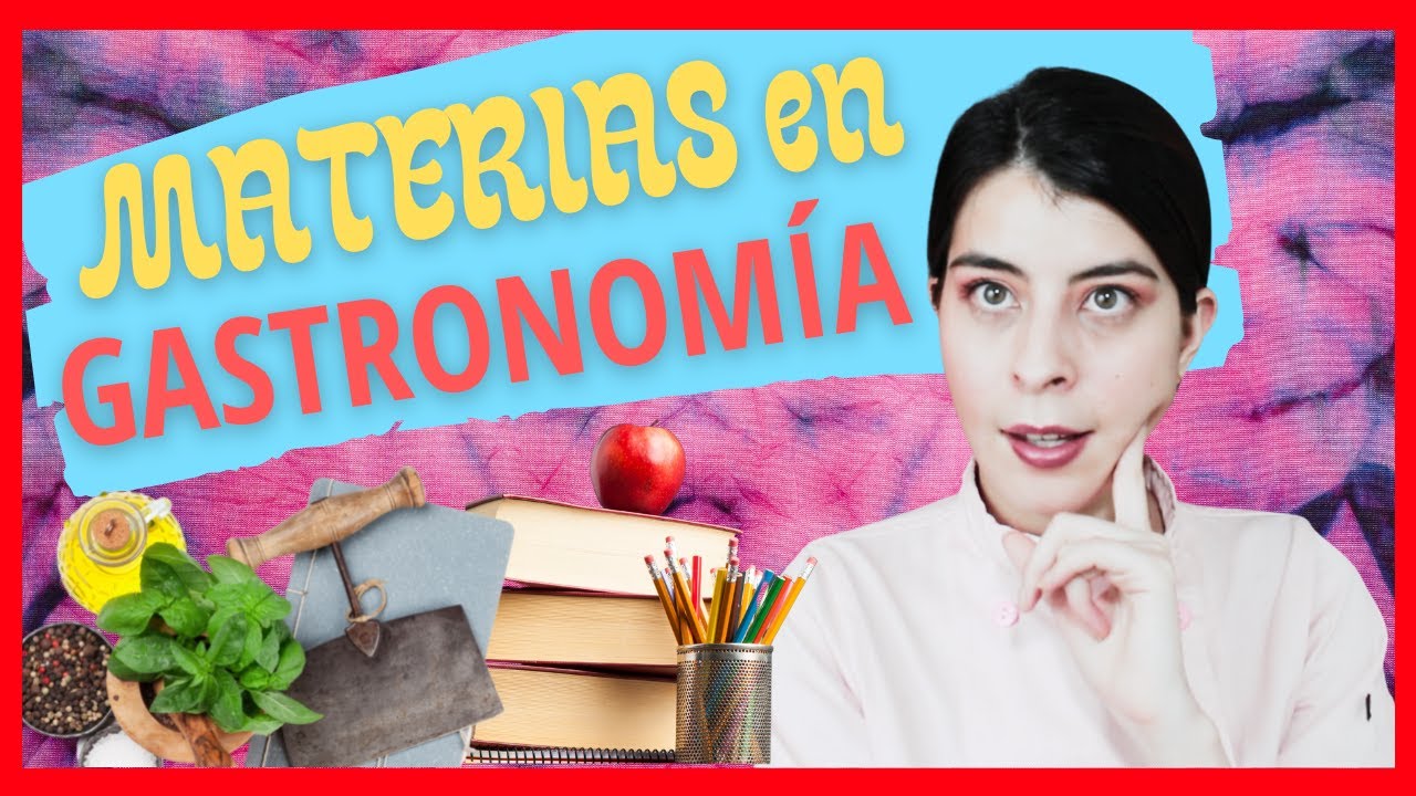 👩‍🏫MATERIAS en GASTRONOMÍA😭¿TODO SIRVE?🤬