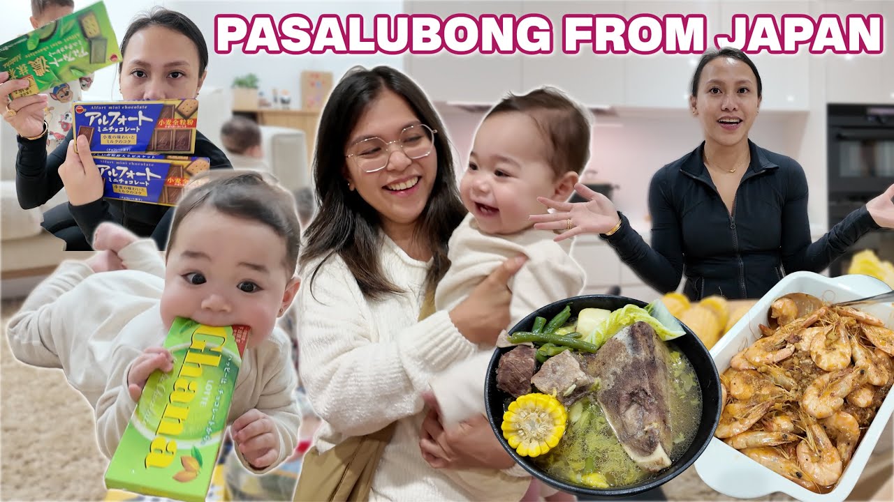 PASALUBONG FROM JAPAN! PERFECT ANG LUTO NI INDAY SA MALAMIG NA PANAHON! ❤️ | rhazevlogs