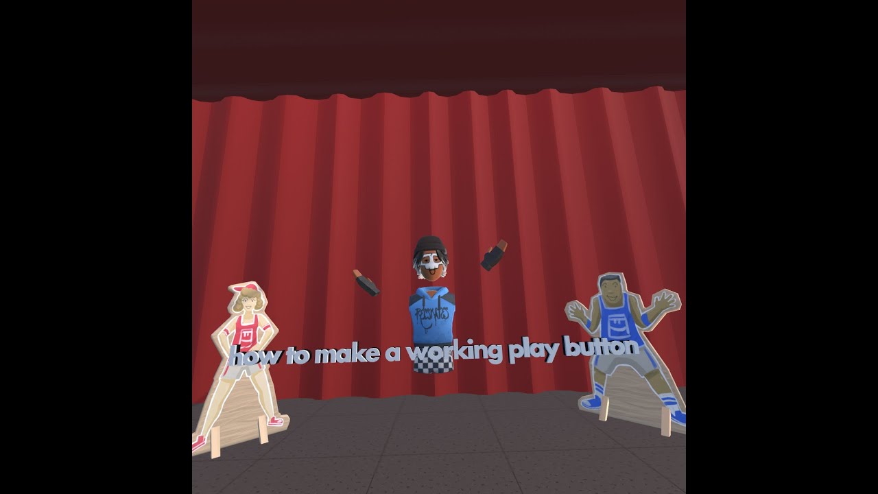 how to make working play button for your rec room game!
