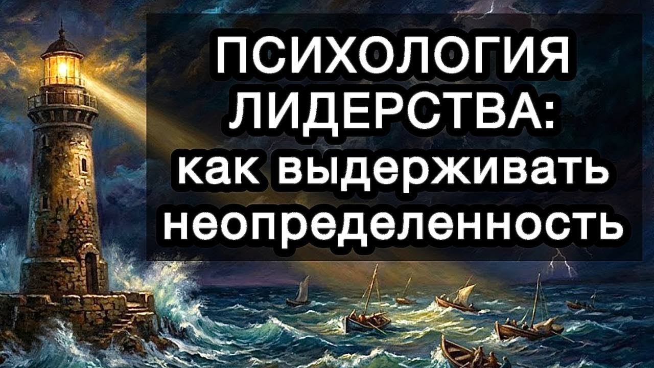 ПСИХОЛОГИЯ ЛИДЕРСТВА: как выдерживать неопределенность. Внутренние опоры и работа с ответственностью