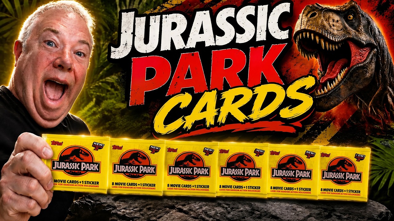 The Fives | Opening Vintage 1992 Jurassic Park Series 2 Trading Cards (Topps)