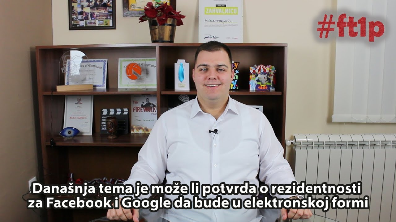 Može li potvrda za Facebook i Google da bude u elektronska? | FT1P sve o porezima u Srbiji