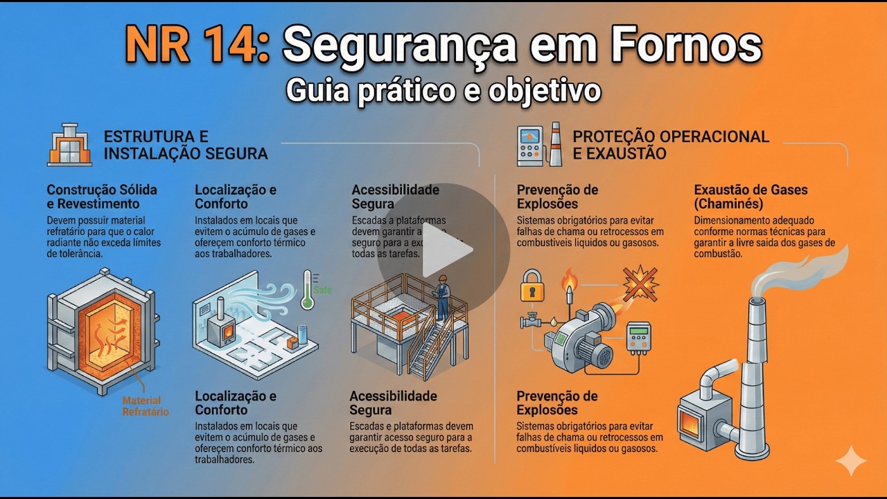 NR 14 Atualizada: O Guia Definitivo para Segurança em Fornos Industriais (Evite Acidentes!)