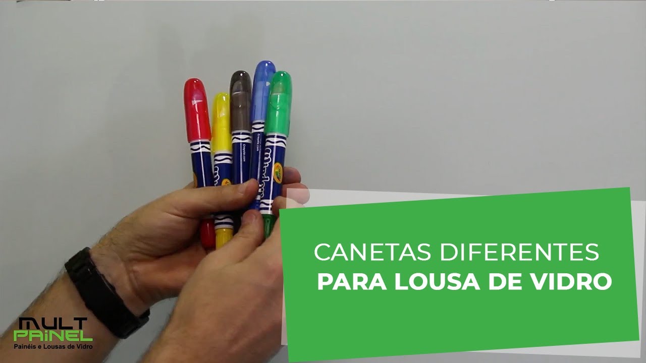Canetas Diferentes para Lousa de Vidro