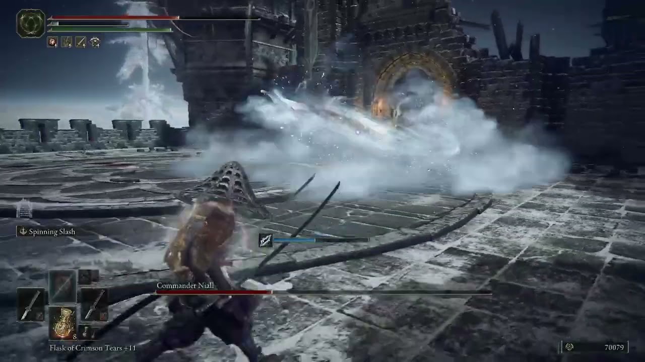 Commander Niall Boss Fight (Solo/Samurai)