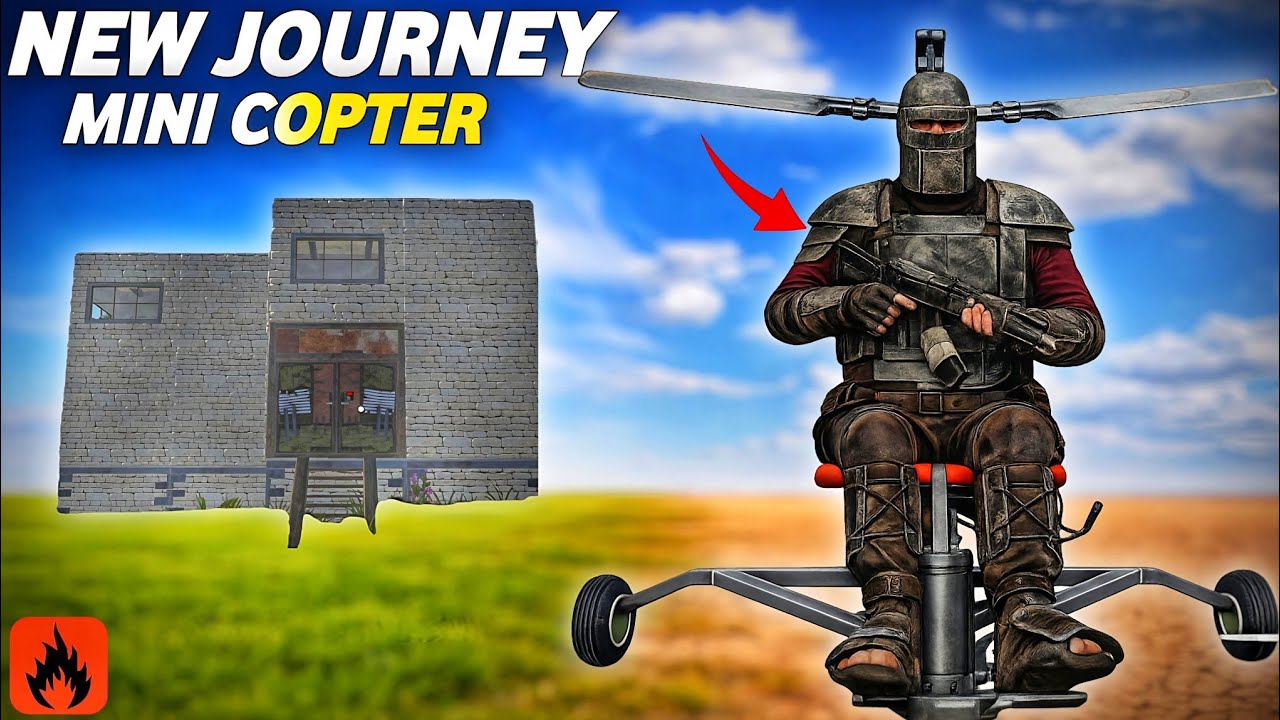 NEW BETA JOURNEY 🔥 | MINI COPTER 💫 in Oxide: Survival Island #oxide #rust 