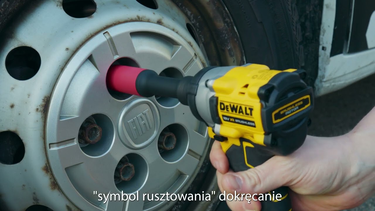 DeWALT DCF921 akumulatorowy klucz udarowy 406Nm