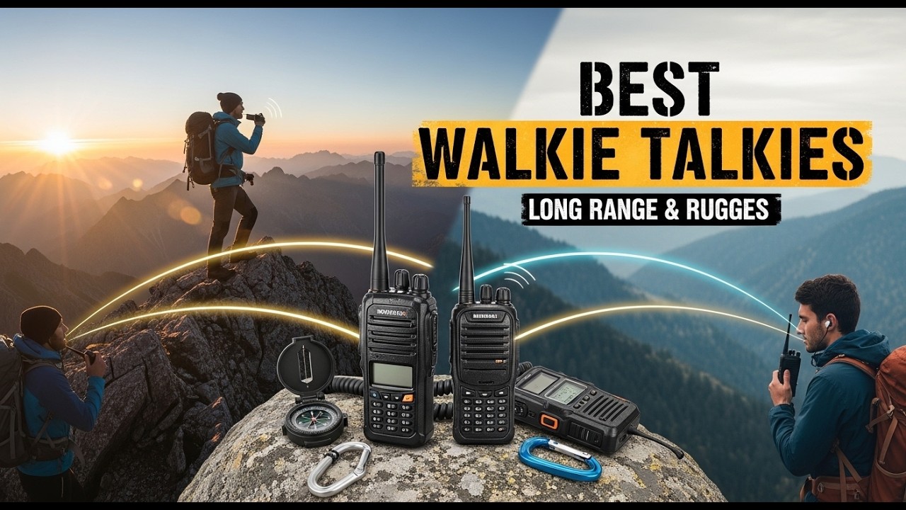 TOP 5 Best Walkie Talkies Walkie Talkies That WORK Without Line of Sight 👀📡