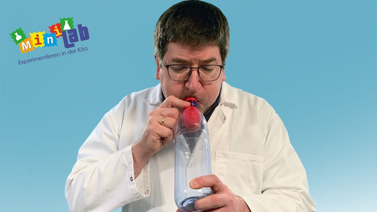 Der Luftballon in der Flasche | MiniLab | Experimente für Kinder