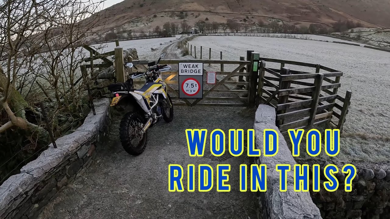 Slips, Trips and CRASHES? Riding the 701 and 890 in the COLD!