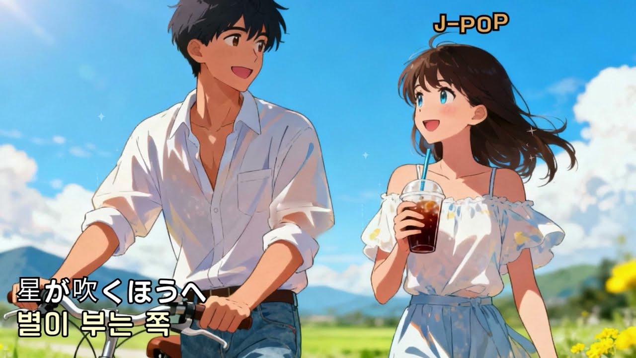 💌 星が吹くほうへ 〈별이 부는 쪽🌙〉 | 짝사랑 설레는 J-POP | 설레는 일본 감성 노래